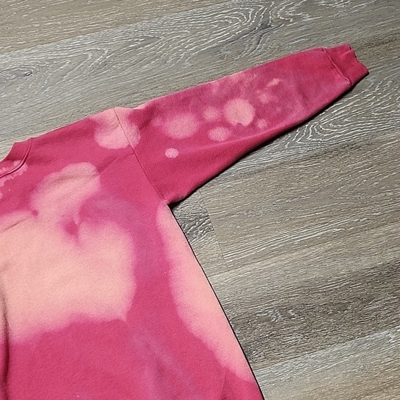 Guess Women's Pink and Red Ombre Sweater - Picture 8 of 9